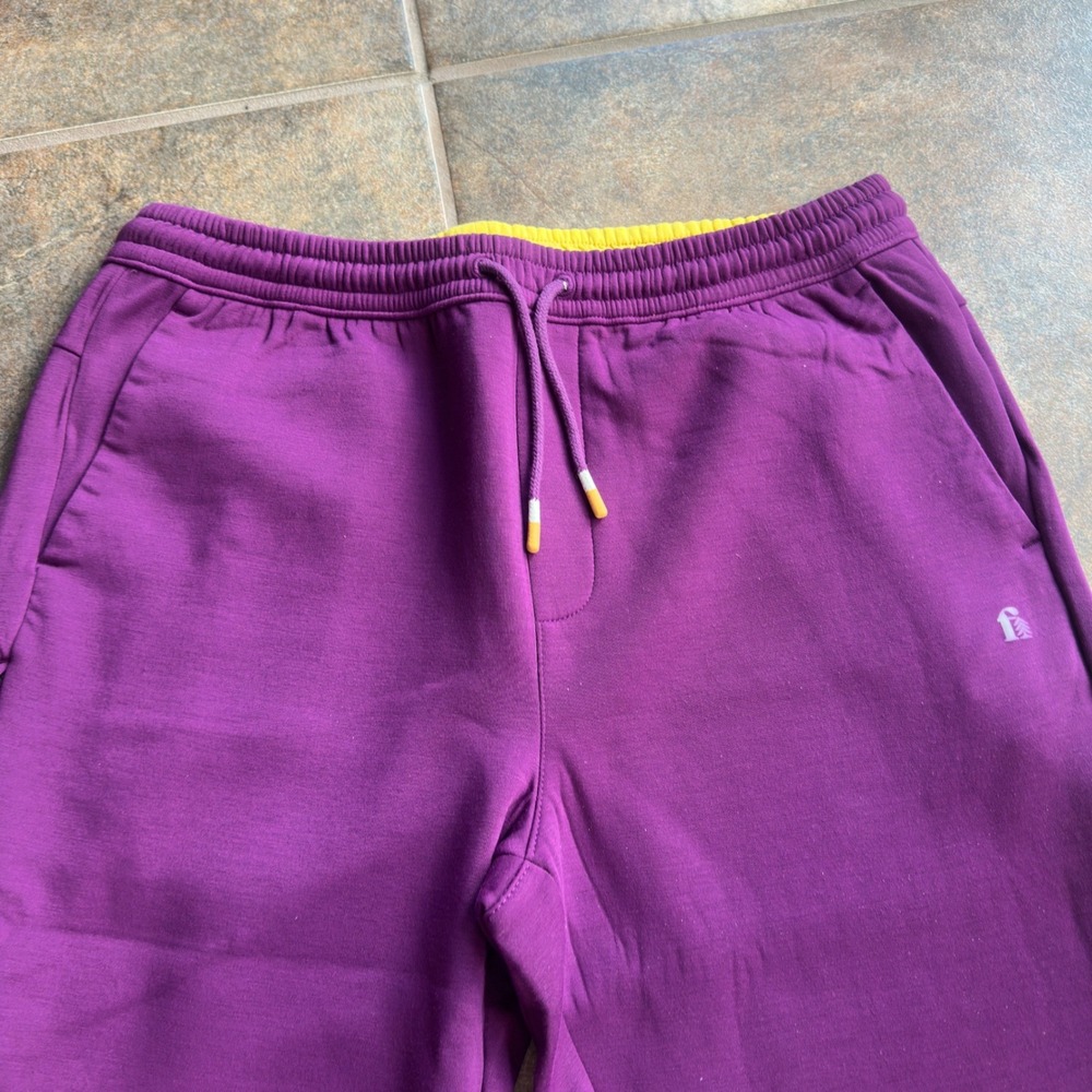 Bonobos Fielder Jogger Sweatpants Purple Cotton Blend Mens Medium Short NWOT - Picture 3 of 9